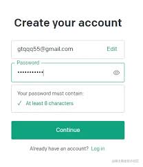 ChatGPT注册和登录界面