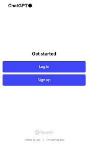 ChatGPT安卓APP登录界面