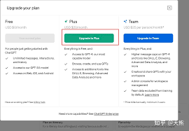 选择ChatGPT Plus计划