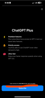 chatgpt plus apple pay