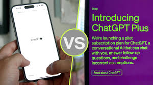 ChatGPT 和 ChatGPT Plus 的对比图片