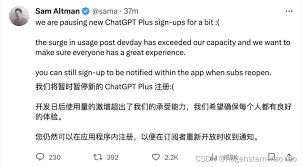 ChatGPT Plus 界面