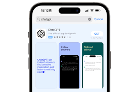 在App Store中搜索ChatGPT