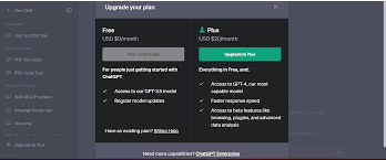 ChatGPT Plus subscription details