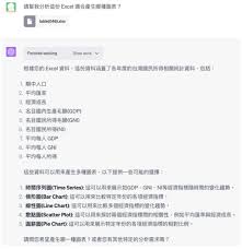 ChatGPT生成表格的示例