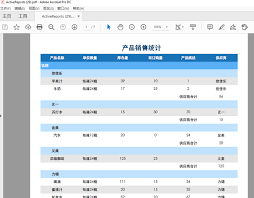 导出PDF示例