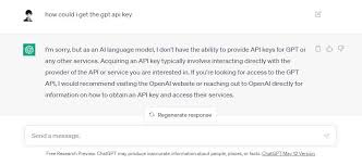 free chatgpt 3.5 api key