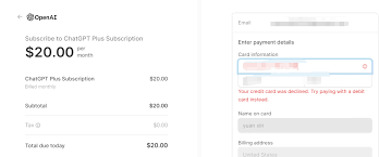 chatgpt plus 支付方式